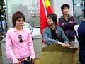 長野の聖火リレーで日本人を襲う中国人留学生　Beijing Olympic torch relay in Nagano