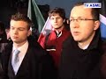 Manifestacja \"studentów i licealistów\" pod sztandarami Manifestacja \"studentów i licealistów\" pod sztandarami