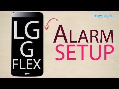 how to set alarm on lg optimus v
