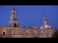 Arequipa Central Plaza at Night - Arequipa - Peru