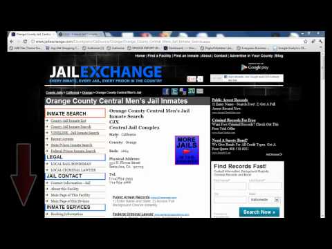 Orange County Inmate Search – Orange County California Jail