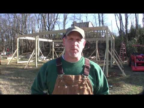 how to build rafters