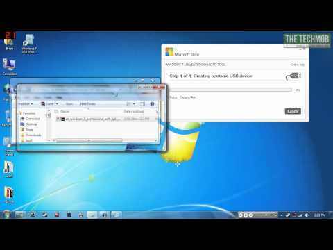 how to put windows 7 on a usb