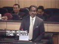 Shame of MIC MP challenging a woman DAP MP to 'fight' outside Chamber - first time in Parliament in 50 years - Kit Siang