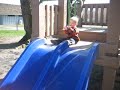Alex on the slide