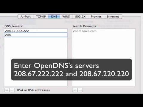 how to set open dns