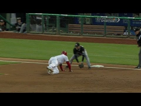 Video: MIA@PHI: Ozuna and Solano team up to cut down Howard