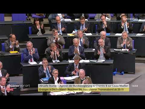 Bundestag: Aktuelle Stunde zu Chemnitz und der Causa Ma ...