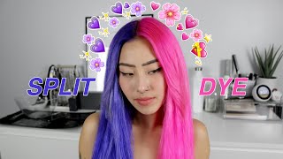 Download Splitdye Hair Transformation Pink Purple Vpfashion