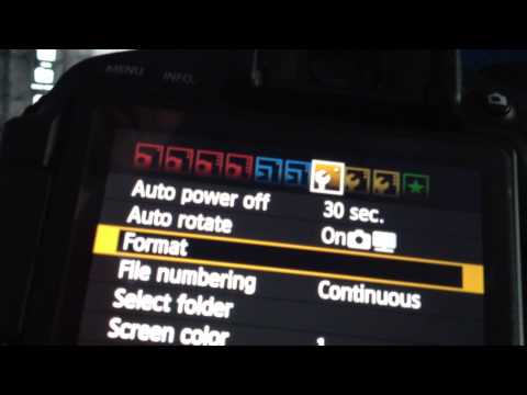 how to format sd card for camera