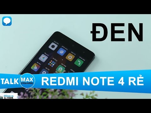 Mở hộp Xiaomi Redmi note 4 chính hãng: Snap 625, Màu đen siêu đẹp, giá cực ngon