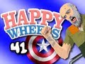 "CAPTAIN AMERICA" Happy Wheels w/ ChimneySwift11 #41 - THE AVENGERS (HD)