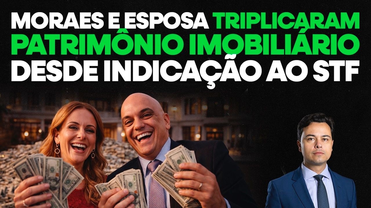 Moraes e esposa compraram imóveis no valor de R$ 23,4 milhões à vista