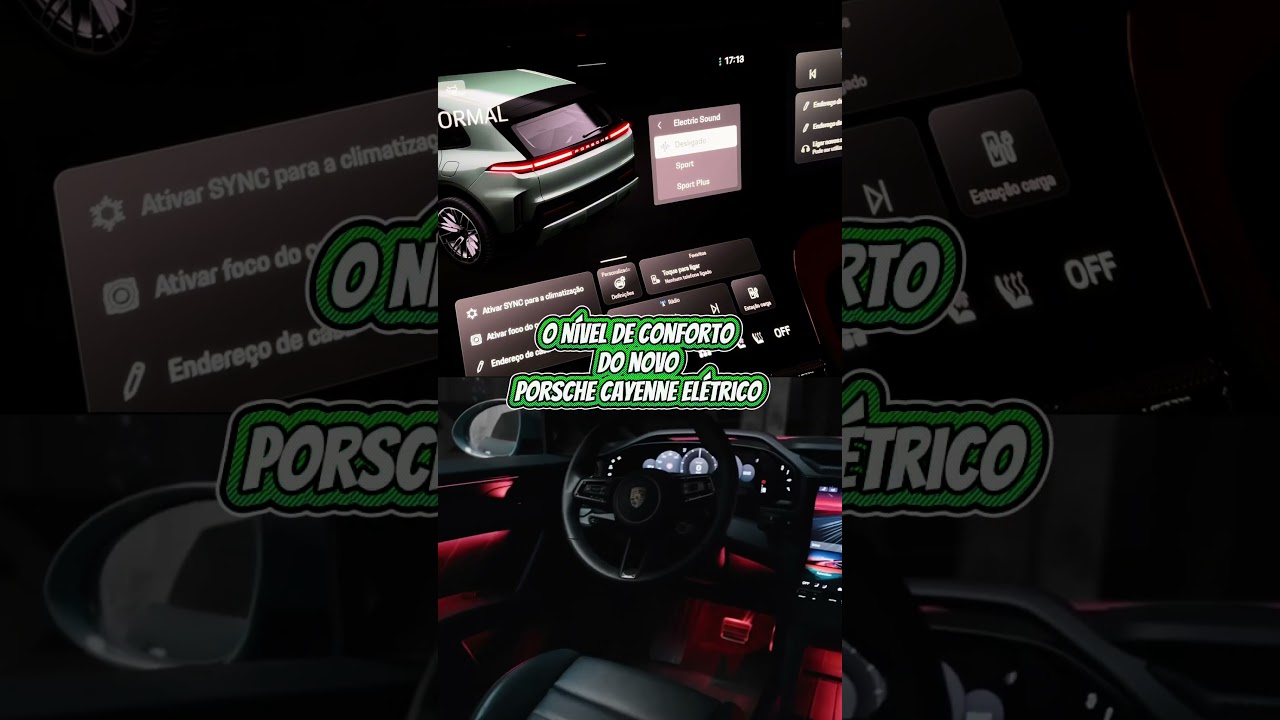 Entrei no Porsche de R$ 1,4 milhão! Tem até som de V8 virtual! 🤯🔊