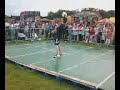 Football freestylers at the Fun Fest Football freestylers at the Fun Fest