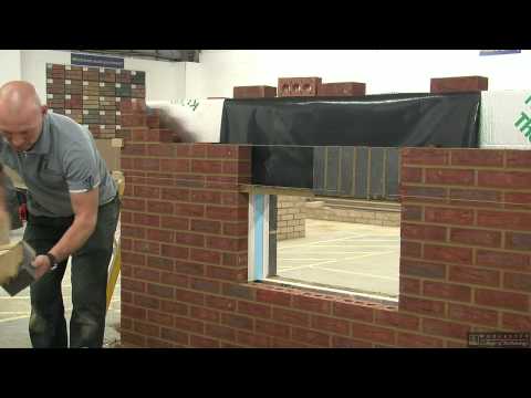 how to put a vent in a brick wall