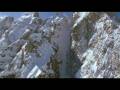 1000 meter vertical drop couloir in the dolomites, italy Big Mountain Snowboarding Freeriding Lines