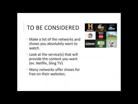 WWWC20: Help Your Patrons Cut the Cable Cord