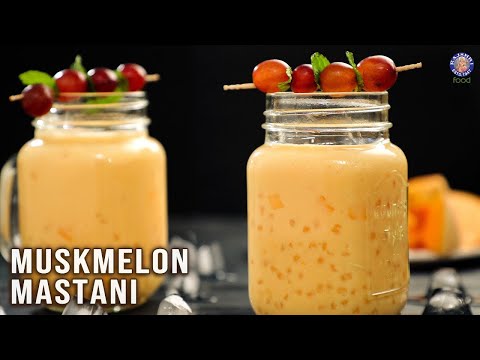 Muskmelon Mastani – Iftar Special | Muskmelon/Kharbuja Shake using Ice Cream | Summer Drink Recipes