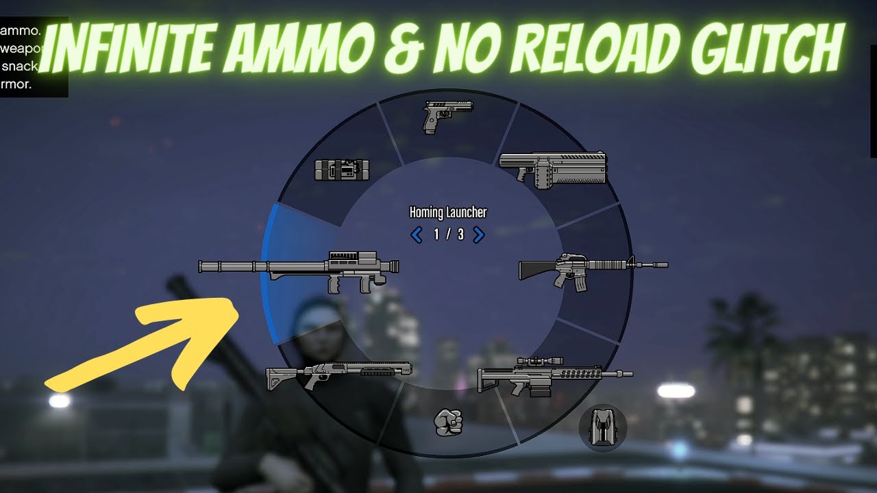 HOW TO GET INFINITE AMMO & NO RELOAD GLITCH IN GTA 5 ONLINE (OP & FUN GLITCH)