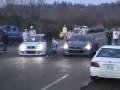 Nissan Skyline vs BMW M3 must see hood flies off 1