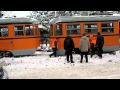 Limbiate - Tram bloccato dalla neve (22/12/09)