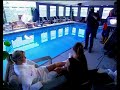 hiedi klum shows her sole to camera