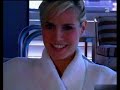 hiedi klum shows her sole to camera