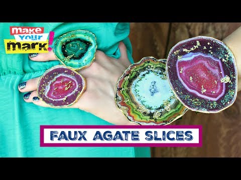 Faux Agate Jewelry