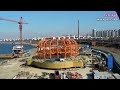 Artificial Floating Island 'Viva' on Han River in Seoul
