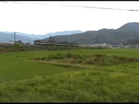宿南で撮る特急はまかぜ