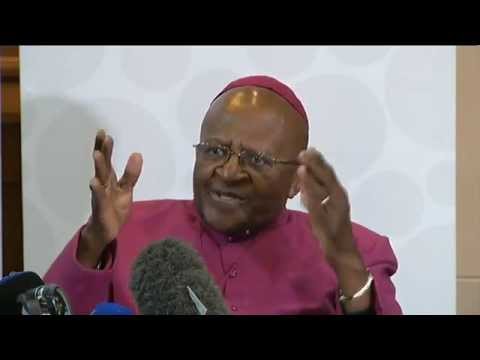 Desmond Tutu press briefing on 20 years of Democracy