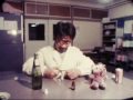 a mad scientist tries biochemical on himself. And he changed his sex... He metamorphozes to a girl and she is in white stockings only..... Almost of all is live action movie, but a little part is animated action. The parts of girl's picture were cut out from porn magazine. A weird animation. ストッキングだけでヌードのお姉さんが歩いています。