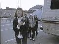 Bob Dylan chats in a carpark. Bob Dylan chats in a carpark.