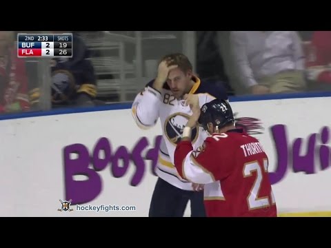 Marcus Foligno vs Shawn Thornton Dec 20, 2016
