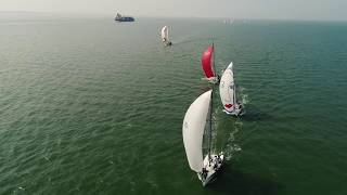 DAMEN Breskens Sailing Weekend vanuit de lucht