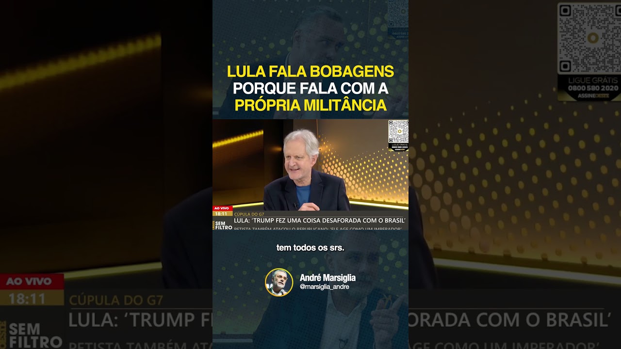 🚨 LULA FALA BOBAGENS PORQUE FALA COM A PRÓPRIA MILITÂNCIA