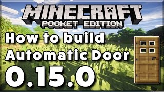 How To Build A 2x2 Automatic Door In Minecraft Minecraftvideos Tv