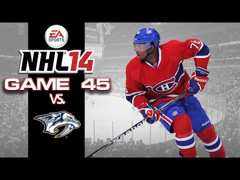 Let's Play NHL 14 - Game 45 vs Nashville Predators