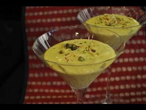 Saffron Mango Mousse (Shrikhand)