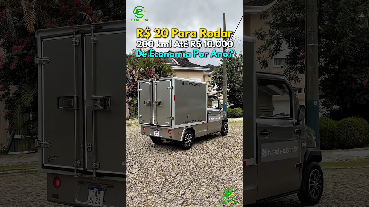 R$ 20,00 Para Rodar 200 km! Até R$ 10.000 De Economia Por Ano?⚡️