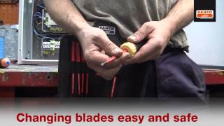 Ratcheting Insulated interchangeable blades screwdriver