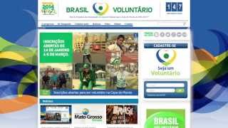 VÍDEO: Programa de voluntariado para a Copa é aberto em todo o Brasil