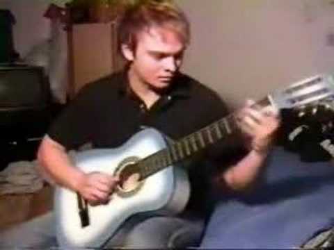 Los simpsons en guitarra acústica