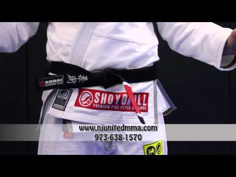 how to tie a mma belt