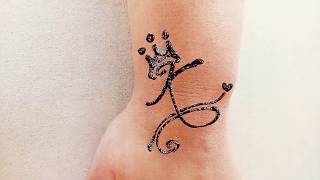 Henna Tattoos Tutorial, Alphabets 