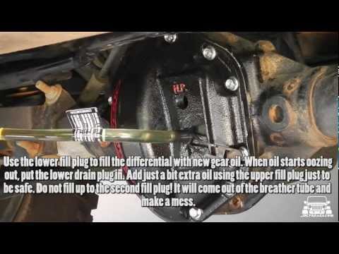 how to change oil in 2012 jeep jk