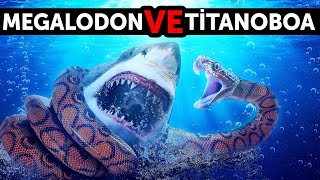 Megalodon Gelmiş Geçmiş En Büyük Yılanla Kar