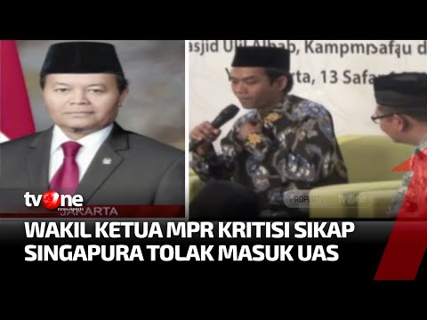 Soal Penolakan UAS, Wakil Ketua MPR: Beliau Jelas Tidak Pura-Pura | AKIP tvOne