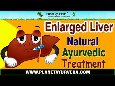 how to treat enlarged liver